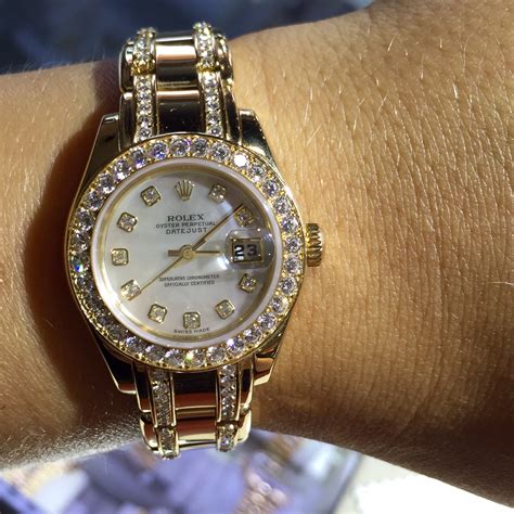 ladies diamond rolex watch for sale|rolex female watches prices.